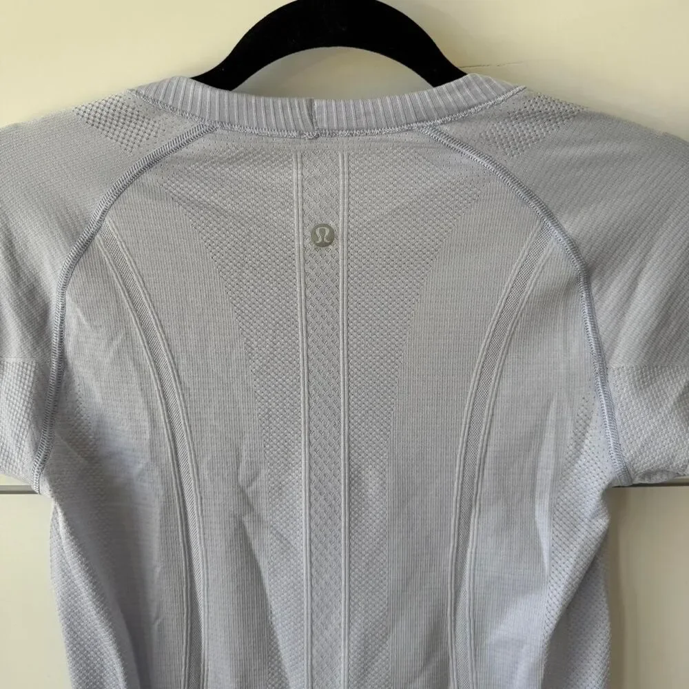 Lululemon Lavendar Swiftly Tech Short Sleeve Top Size 6